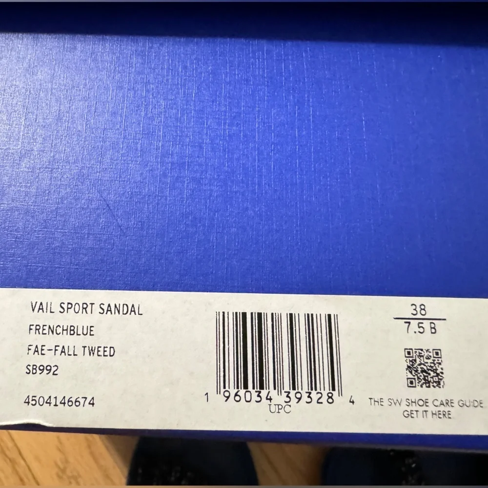 STUART WEITZMAN Vail Sport Fae-Fall Tweed Sandals in size 7.5 - Picture 5 of 10